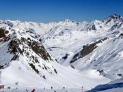 Vista dal Palinkopf verso l'Idalp