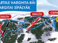 Mappa delle piste Harghita Băi