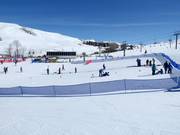 Area di esercitazione con tappeto mobile al Dollar Mountain