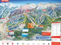 Mappa delle piste Keystone