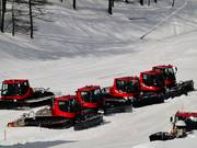 I battipista aspettano il loro turno