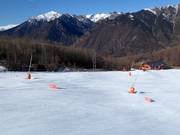 Pista di esercitazione con tappeto a Cerler 1500