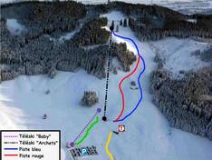 Mappa delle piste Mont Gibloux