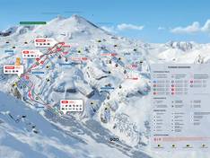 Mappa delle piste Mt. Elbrus