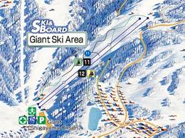 Mappa delle piste Giant Resort