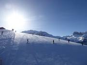 Atmosfera mattutina alla stazione Metsch a Lenk
