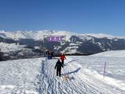 Partenza della pista da slittino Meierhof