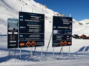 Segnaletica presso la Schlossalmbahn