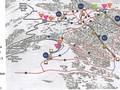 Mappa delle piste Forca Canapine