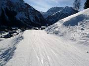 Pista di collegamento per la seggiovia Zafernalift