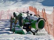 Cannoni da neve sulla pista