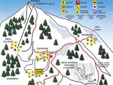 Mappa delle piste Lailias - Serres