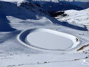 Lago di accumulo nell’area sciistica Merano 2000