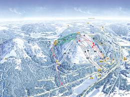 Mappa delle piste Salla