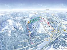 Mappa delle piste Salla