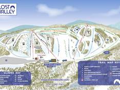 Mappa delle piste Lost Valley