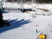 Abbastanza ripida: pista presso la Kleine Büre