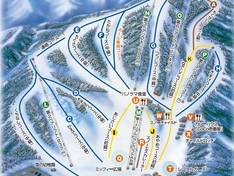 Mappa delle piste Katashina Kogen Resort