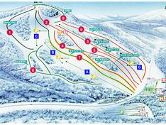Mappa delle piste Nayoro Piyashiri