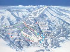 Mappa delle piste Nukabira Gensenkyo