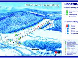 Mappa delle piste Vitanová