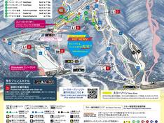Mappa delle piste Shizukuishi