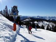 Cannone da neve sulla Steinplatte