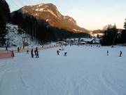 Terreno ideale per principianti presso lo skilift a fune