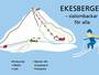 Mappa delle piste Ekesberget