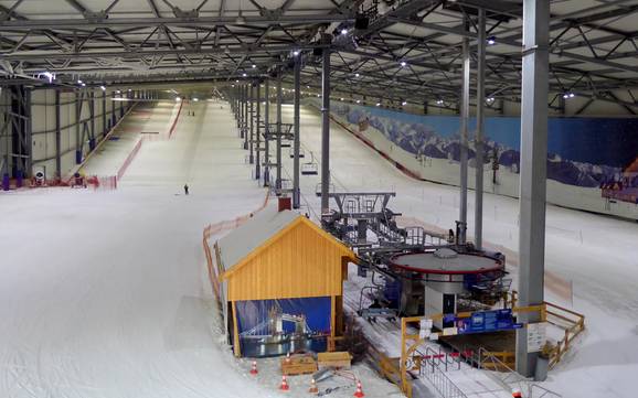 Maggior dislivello nel Meclemburgo-Pomerania Anteriore – struttura per lo sci indoor Wittenburg (alpincenter Hamburg-Wittenburg)