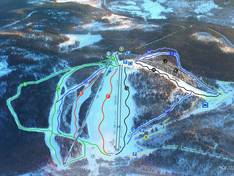 Mappa delle piste Bygdsiljumsbacken