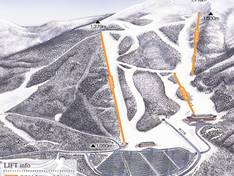 Mappa delle piste Minowa