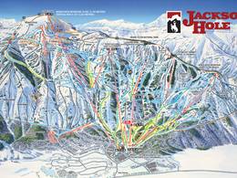 Mappa delle piste Jackson Hole