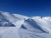 Piste di media difficoltà alla Gurschenalp