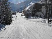 Discesa Täli nel paese di Malbun