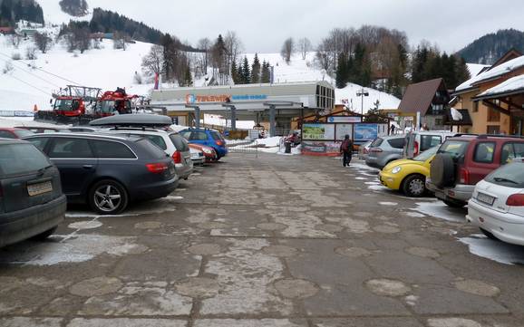 Grande Fatra: Accesso nei comprensori sciistici e parcheggio – Accesso, parcheggi Donovaly (Park Snow)