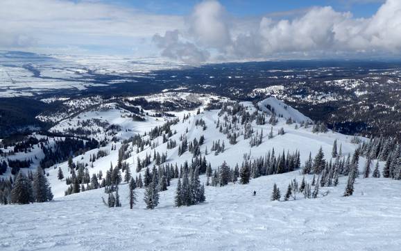 Teton Range: Dimensione dei comprensori sciistici – Dimensione Grand Targhee