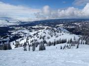 Vista sul comprensorio sciistico Grand Targhee