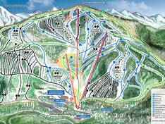 Mappa delle piste Sunlight Mountain