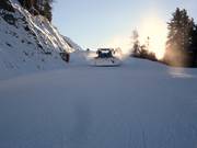 Gatto delle nevi al lavoro