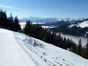 Vista dalla stazione a monte in direzione di Oberstdorf