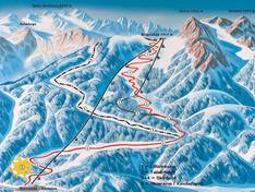 Mappa delle piste Katrin - Bad Ischl