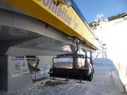 Schönleiten 6er - 6pers.| Seggiovia ad alta velocità (ad agganc. autom.) con cupola di prot. e riscald. sedile