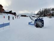 Area principianti Tignes 1800 con tappeti mobili gratuiti