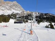 Issentalkopf - 6pers.| Seggiovia ad alta velocità (ad agganc. autom.) con cupola di prot. e riscald. sedile