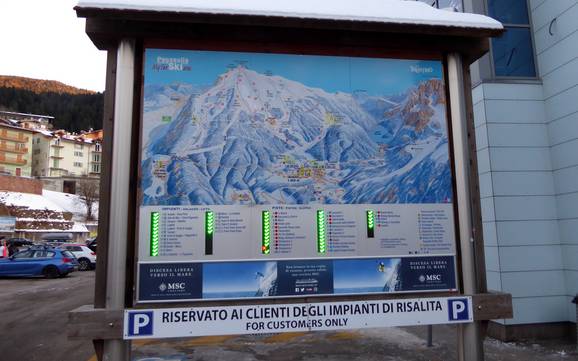 Altopiano della Paganella/Dolomiti di Brenta/Lago di Molveno: Orientamento nei comprensori sciistici – Orientamento Paganella - Andalo