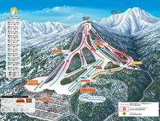 Mappa delle piste Sun Meadows