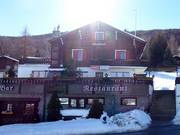 Ristorante Bärghüsli vicino alla stazione a valle della Moosalp-Express