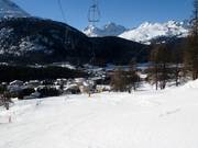 Discesa sotto la seggiovia