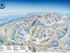 Mappa delle piste Caledon Ski Club